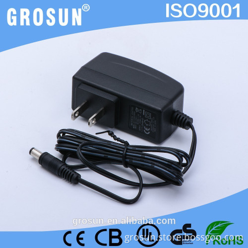 Alibaba Supplier US Plug AC DC Power Adapter 12W Wall Type 12V 1A AC DC Adapter with CE/UL/FCC Certificate